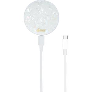 imageSonix x Barbie Charger Compatible with MagSafe for iPhone 14 iPhone 13 iPhone 12 Series  Fast Wireless Charger x 65ft Cable USBC  Perfectly PinkPearl Tort