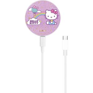 imageSonix x Barbie Charger Compatible with MagSafe for iPhone 14 iPhone 13 iPhone 12 Series  Fast Wireless Charger x 65ft Cable USBC  Perfectly PinkSanrio  HK Rainbow