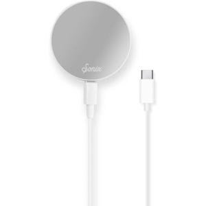 imageSonix x Barbie Charger Compatible with MagSafe for iPhone 14 iPhone 13 iPhone 12 Series  Fast Wireless Charger x 65ft Cable USBC  Perfectly PinkSilver