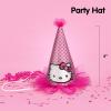 imageBarbie Birthday Party Gift Set  Tin Box Tin Pencil Case Stickers Birthday Necklace Plush and Birthday HatHello Kitty