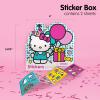 imageBarbie Birthday Party Gift Set  Tin Box Tin Pencil Case Stickers Birthday Necklace Plush and Birthday HatHello Kitty