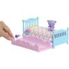 imageBarbie Club Chelsea Doll ampamp Bedroom Playset with Working Trundle Bed Furniture ampamp Accessories Blonde Small Doll