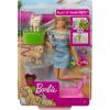 imageBarbie Play n Wash Pets Playset with 3 ColorChange Animals ampamp 10 Toy Accessories Blonde Fashion Doll with Blue EyesBlonde