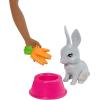 imageBarbie Play n Wash Pets Playset with 3 ColorChange Animals ampamp 10 Toy Accessories Blonde Fashion Doll with Blue EyesMulti