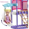 imageBarbie Skipper Babysitters Inc Climb n Explore Playground Dolls ampamp Playset with Babysitting Skipper Doll Toddler Doll Play Station Moldable Sand ampamp Accessories for Kids 3 to 7 Years Oldsingle