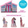 imageDecoSet Barbie Dreamhouse Adventures Cake Topper 4 Piece Decoration With Dreamhouse and Friends for Birthday Cake Ready to UseCake Topper