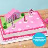 imageDecoSet Barbie Dreamhouse Adventures Cake Topper 4 Piece Decoration With Dreamhouse and Friends for Birthday Cake Ready to UseCake Topper