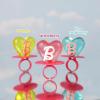 imageImaginings 3 Barbie Party Favors Individually Wrapped Lollipop Rings Fruit Flavored Basket Filler Candy Suckers Box of 18
