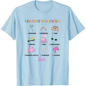 imageBarbie  Birthday Essentials TShirtBaby Blue