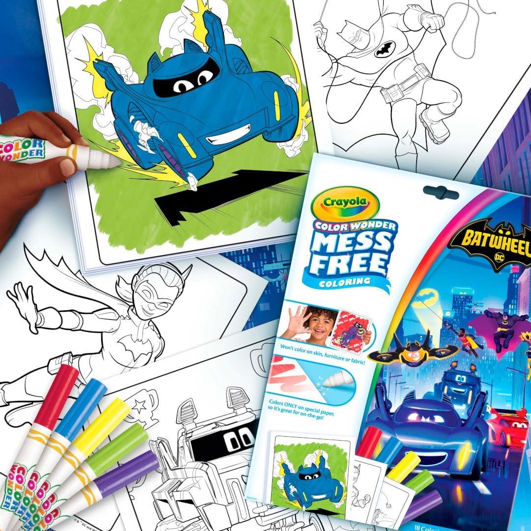 imageCrayola Barbie Color Wonder Coloring Set Mess Free Coloring Book Pages for Toddlers Travel Activity Barbie Gift ampamp Toys for KidsBatwheels