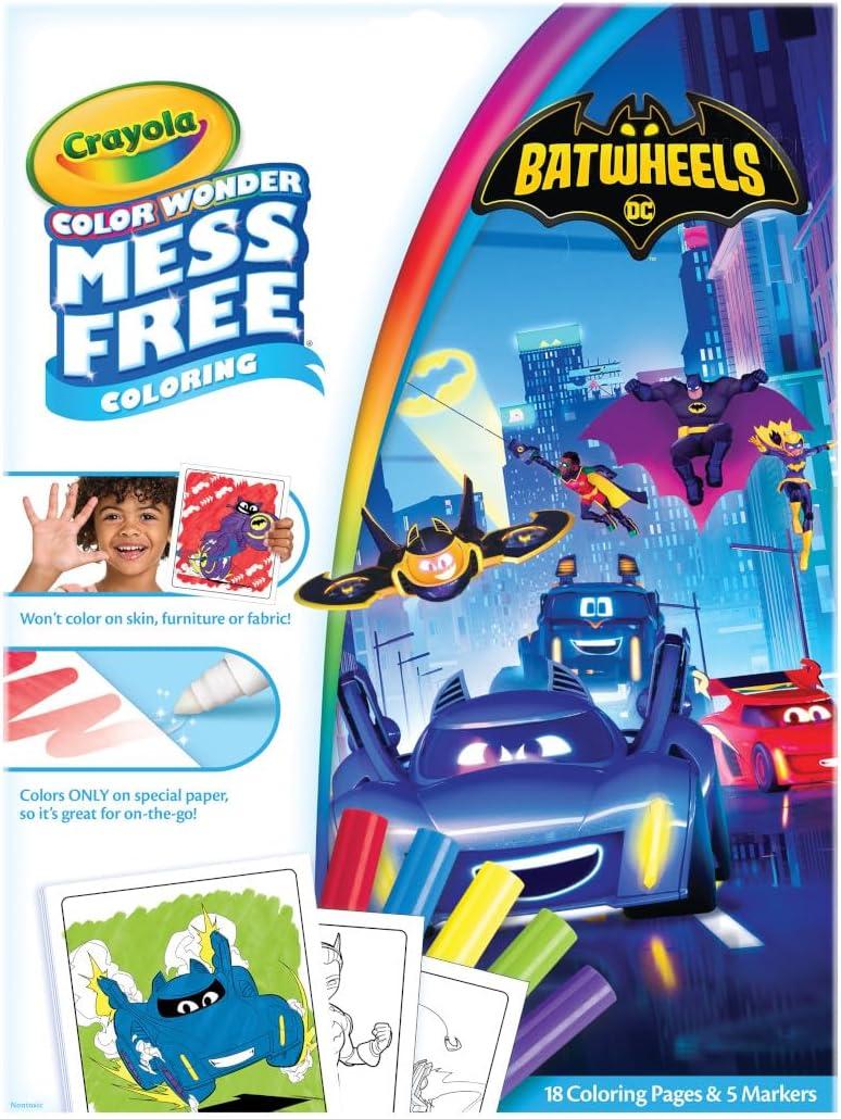 imageCrayola Barbie Color Wonder Coloring Set Mess Free Coloring Book Pages for Toddlers Travel Activity Barbie Gift ampamp Toys for KidsBatwheels