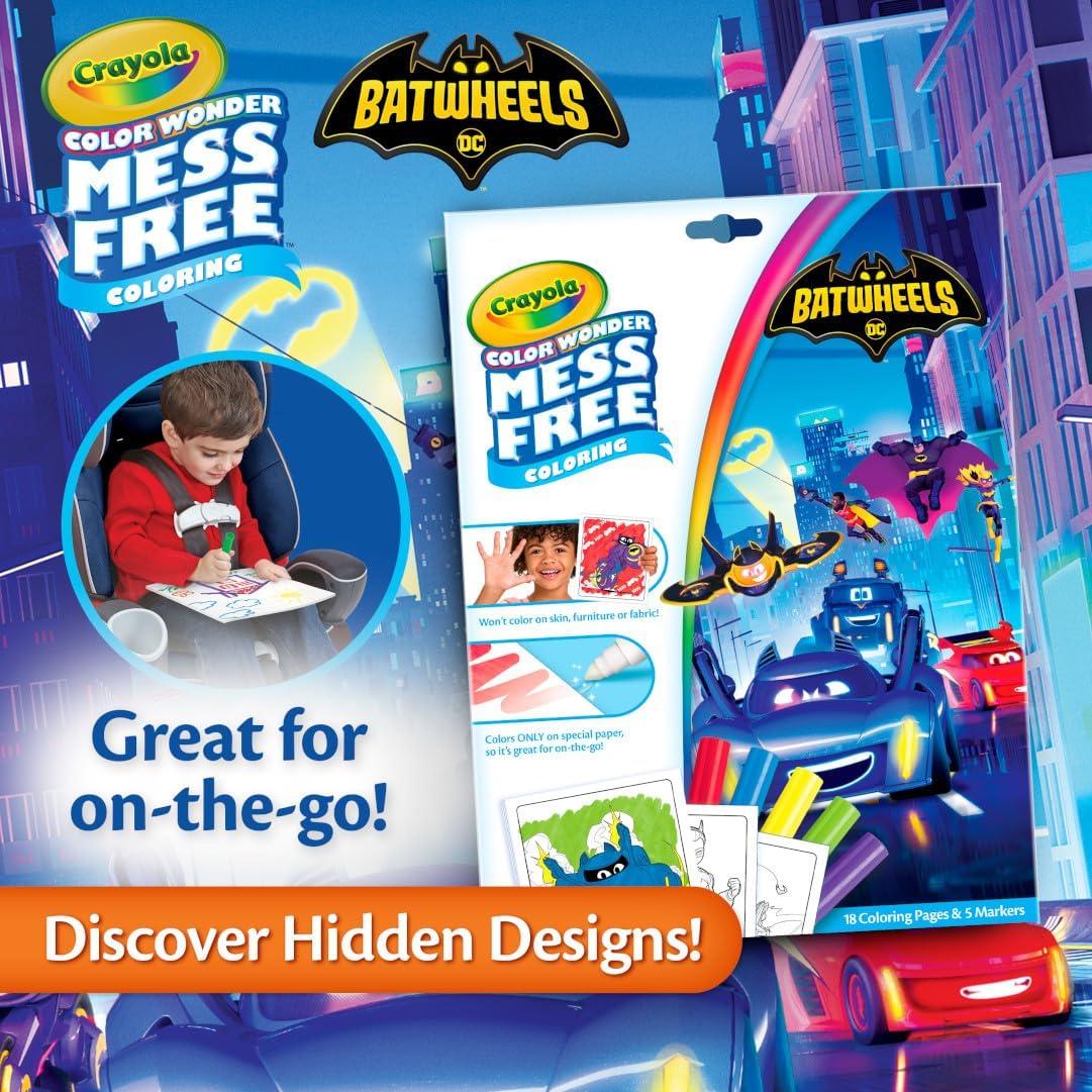 imageCrayola Barbie Color Wonder Coloring Set Mess Free Coloring Book Pages for Toddlers Travel Activity Barbie Gift ampamp Toys for KidsBatwheels