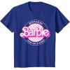 imageBarbie  Barbie Birthday Classic  One of a Kind TShirtRoyal Blue