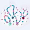 imageBarbie Crystal Jewelry Set  Sparkling Creations for Kids Jewelry Making Kit Bracelets Necklaces and More Ages 3 and Up