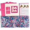 imagePerler 8057199 Mattel Barbie Fused Bead Deluxe Activity Kit 9 Unique Patterns Multicolor 4011 PiecesBarbie