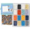 imagePerler 8057199 Mattel Barbie Fused Bead Deluxe Activity Kit 9 Unique Patterns Multicolor 4011 PiecesBluey