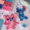 imagePerler 8057199 Mattel Barbie Fused Bead Deluxe Activity Kit 9 Unique Patterns Multicolor 4011 PiecesLilo  Stitch