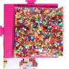imagePerler 8057199 Mattel Barbie Fused Bead Deluxe Activity Kit 9 Unique Patterns Multicolor 4011 PiecesLittle Mermaid