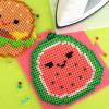 imagePerler 8057199 Mattel Barbie Fused Bead Deluxe Activity Kit 9 Unique Patterns Multicolor 4011 PiecesSummer Squishmallows