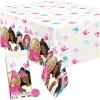 imageUnique Barbie Party Decorations  Rectangular Plastic Table Cover Pack of 1 and Sticker