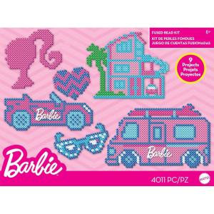 imagePerler 8057199 Mattel Barbie Fused Bead Deluxe Activity Kit 9 Unique Patterns Multicolor 4011 PiecesBarbie