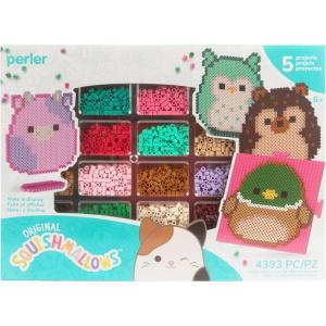 imagePerler 8057199 Mattel Barbie Fused Bead Deluxe Activity Kit 9 Unique Patterns Multicolor 4011 PiecesSquishmallows