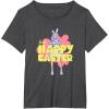 imageBarbie  Happy Easter TShirtDark Heather Grey