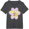 imageBarbie  Hello Spring Flower TShirtDark Heather Grey