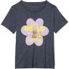 imageBarbie  Hello Spring Flower TShirtHeather Blue