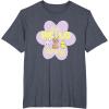 imageBarbie  Hello Spring Flower TShirtHeather Blue
