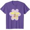 imageBarbie  Hello Spring Flower TShirtPurple Heather