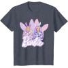 imageBarbie  Hoppy Easter TShirtHeather Blue