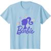 imageBarbie  Spring Has Sprung Silhouette and Logo TShirtBaby Blue