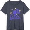 imageBarbie  Spring Has Sprung Silhouette and Logo TShirtHeather Blue
