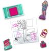 imageBarbie Boutique Stamp Set  Creative Stamps for Kids to Explore Imagination and Design KidFriendly Stamp Kit for Arts and Crafts Fun Featuring Fashionable Designs and MoreMulticolor