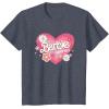 imageBarbie Heart Happy Days TShirtHeather Blue