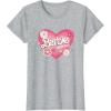 imageBarbie Heart Happy Days TShirtHeather Grey