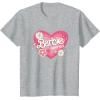 imageBarbie Heart Happy Days TShirtHeather Grey