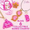 imageBarbie Sparkling Bling Jewelry Making Kit Storage Case Ring Making Kit Charm Bracelet Making Kit for Girls Arts ampamp Crafts Toy for Girls Ages 6