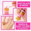 imageBarbie Sparkling Bling Jewelry Making Kit Storage Case Ring Making Kit Charm Bracelet Making Kit for Girls Arts ampamp Crafts Toy for Girls Ages 6