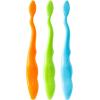 imageBrush Buddies Barbie Manual Soft Bristled Toothbrush for Kids MultiColored ampamp Fun Toddler Toothbrush AntiSlip Grip Handle Kids Travel Toothbrush 3 Pack1 Count Pack of 1