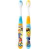 imageBrush Buddies Barbie Manual Soft Bristled Toothbrush for Kids MultiColored ampamp Fun Toddler Toothbrush AntiSlip Grip Handle Kids Travel Toothbrush 3 Pack2 Count Pack of 1