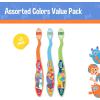 imageBrush Buddies Barbie Manual Soft Bristled Toothbrush for Kids MultiColored ampamp Fun Toddler Toothbrush AntiSlip Grip Handle Kids Travel Toothbrush 3 Pack1 Count Pack of 1