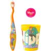 imageBrush Buddies Barbie Manual Soft Bristled Toothbrush for Kids MultiColored ampamp Fun Toddler Toothbrush AntiSlip Grip Handle Kids Travel Toothbrush 3 Pack1 Count Pack of 1