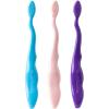 imageBrush Buddies Barbie Manual Soft Bristled Toothbrush for Kids MultiColored ampamp Fun Toddler Toothbrush AntiSlip Grip Handle Kids Travel Toothbrush 3 Pack3Piece Pack of 1
