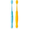 imageBrush Buddies Barbie Manual Soft Bristled Toothbrush for Kids MultiColored ampamp Fun Toddler Toothbrush AntiSlip Grip Handle Kids Travel Toothbrush 3 Pack2 Count Pack of 1