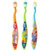 imageBrush Buddies Barbie Manual Soft Bristled Toothbrush for Kids MultiColored ampamp Fun Toddler Toothbrush AntiSlip Grip Handle Kids Travel Toothbrush 3 Pack1 Count Pack of 1