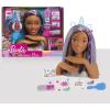 imageBarbie Deluxe 20Piece Glitter and Go 1275inch Styling Head and Accessories  Brown Hair Kids Toys for Ages 5 Up by Just PlayMulticolor