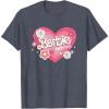imageBarbie Heart Happy Days TShirtHeather Blue