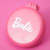 imageMINISO Barbie Foldable Mirror and Hari Brush Comb Compact Travel Mirror with Mini Hair Brush Set for Purse Backpack Gifts for Women